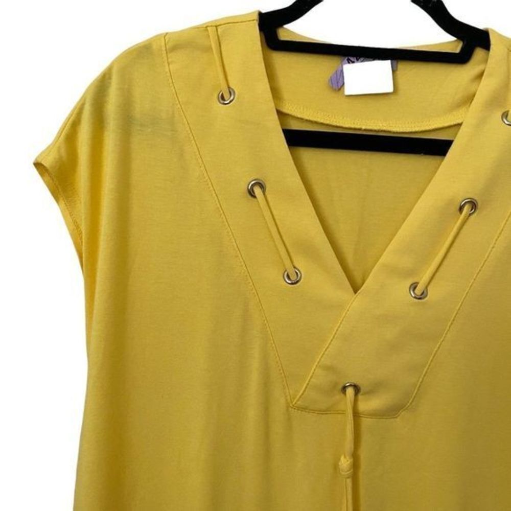 ZOĒ Drawstring Top Sz Sm‎ - Picture 3 of 4